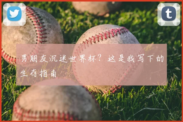 男朋友沉迷世界杯?这是我写下的生存指南